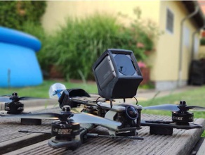 gopro Sitzung mount reelsteady gehen xhover geizig hobby fpv Kamera 3d print model - Mito3D