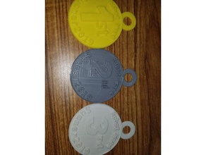 robot wars medallas las 3d print model - Mito3D