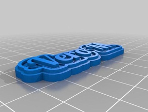 vero m llaveros personalizado 3d print model - Mito3D
