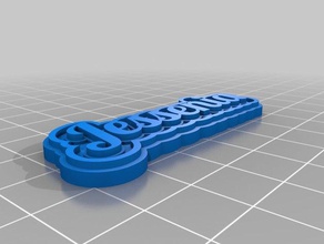 jessenia keychains customized 3d print model - Mito3D