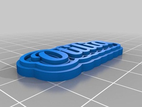antonio keychains customized 3d print model - Mito3D