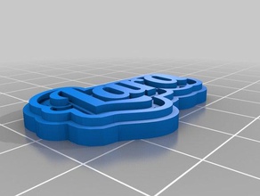 lara keychains customized 3d print model - Mito3D
