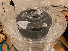 filament spool carousel use dehydrator 3d printer accessories holder food 3d print model - Mito3D