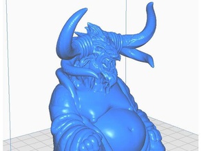 minotaur Buda mitoloji koleksiyonu heykeller büstü remix heykel 3d print model - Mito3D