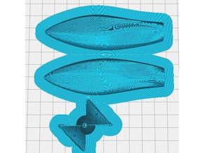 ferito pesciolino esca di superficie hobby pesca lure 3d print model - Mito3D