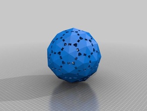 geodesic2v esfera pattern202 matemáticas art la cúpula geodésica de 3d print model - Mito3D