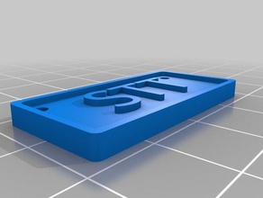 mon nom personnalisé étiquette de personnalisation les signes et logos 3d print model - Mito3D