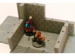 dungeon pegs sample games dnd tile rpg tabletop terrain 3d print model - Mito3D