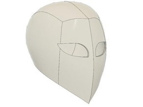 cultista máscara pálida A impressão 3d hastur rei amarelo 3d print model - Mito3D