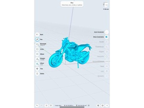 a husqvarna aj) 900r - digitalização 3d de baixa contagem polígonos indústria automotiva Digitalização em Scanner moto motocicleta nuda900r 900 r 3d print model - Mito3D