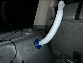 jeep commander ac vent adapter automotive air conditioner 3d print model - Mito3D