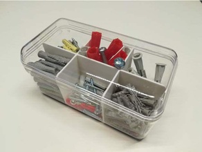 ferrero rocher storage box 20 organization small parts container 3d print model - Mito3D
