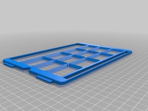 1 4x3 tuş kilidi tablet özelleştirilmiş 3d print model - Mito3D