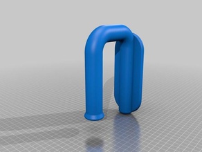 tp-Halter basic-design Bad WC-Papier Halter 3d print model - Mito3D