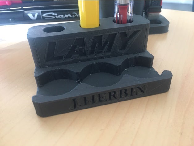 lamy safari + 10ml j herbin Tinte Fläschchen 3D print model - Mito3D