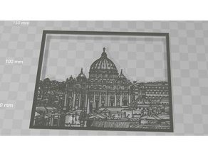 high quality stencil sightseeing roma 2d art stop tech-1 x-axis x-one2 3d print model - Mito3D