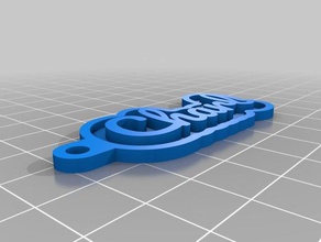 charl Schlüsselanhänger kundengebundene 3d print model - Mito3D