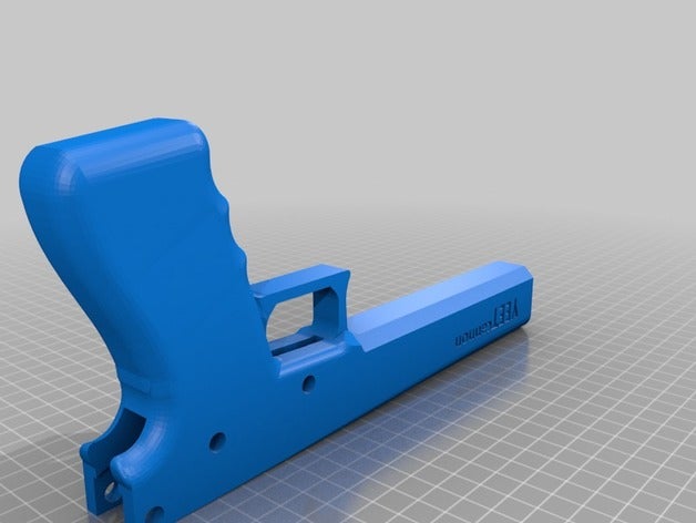 une pice de caoutchouc la bande pistolet marque yeet jouets & jeux arme à feu sélection rectangulaire 3D print model - Mito3D