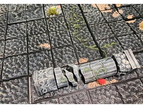 regno morte griglia di bordo giochi gioco da tavolo boardgames della terreno wargame 3d print model - Mito3D