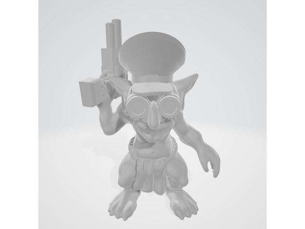 gretchin leader creatures ork 3D print model - Mito3D