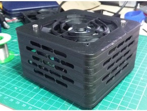 caso di workstation rpi4 3d print model - Mito3D