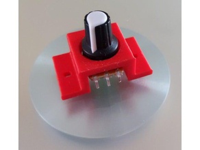 halter f potentiometer - Elektronik Halfter potentiometerhalter stop tech-1 3d print model - Mito3D