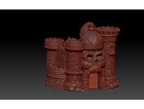 castle grayskull wraparound toy & game accessories stop tech-1 3d print model - Mito3D