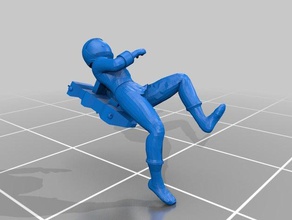 miniature astronaut people 3d print model - Mito3D