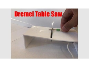 mini sierra de mesa utilizando la dremel hoja electrónica cuchilla en miniatura motor vi tabla 3d print model - Mito3D