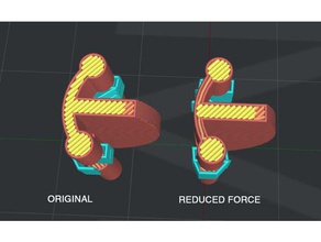 cinetica dito migliorata protesica protesi interrompere tech-1 3d print model - Mito3D