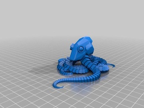 il mio di plastica su misura reef 2 random polpo generatore arredamento 3d print model - Mito3D