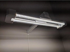 diodo emissor de luz da mesa do titular office led montagem 3d print model - Mito3D