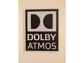dolby atmos vertical de la señal signos y logotipos parada 3d print model - Mito3D