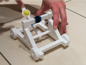 nerf rakip topu mancınık onager mangonel mekanik oyuncaklar top 3d print model - Mito3D