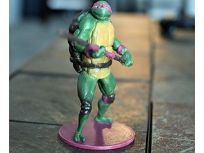 tartarughe ninja - donatello le creature turtle 3d print model - Mito3D