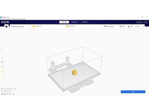 cura il profilo flashforge creator pro platea Stampa 3d prove 3d print model - Mito3D