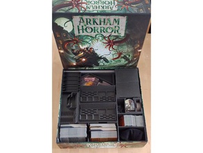 arkham horror organizador juguetes y accesorios de juego antiguo boardgame investigador lovecraft el escenario 3d print model - Mito3D
