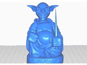 goblin buddha mythology collection sculptures bust goblins harry potter remix statue 3d print model - Mito3D