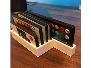 led remote stand electronics stop 3d print model - Mito3D