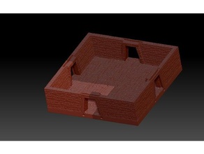 pulp dungeon-Raum Mittel-4 Türen 3d print model - Mito3D