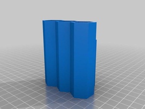 remixed custom honeycomb cable organizer organization 3d print model - Mito3D