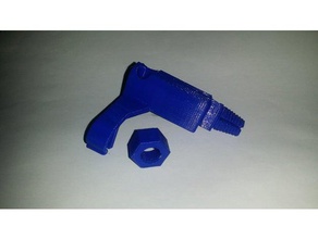 filament guide cleaner w cable clip ptfe coupler 3d printer parts creality cr-10 ender 2 3 3d print model - Mito3D
