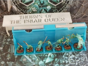 thorns briar queen - warhammer underworlds storage nightvault shadespire 3d print model - Mito3D
