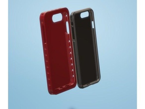 hd iphone 7-8 artı durumda cep telefonu 3d print model - Mito3D