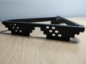 eşkıya hayatı yerine baskılı gözlük 3d gözlükler parti tek parça basılmıştır yer basılmış tutucu güneş gözlüğü thugframes thuglife 3d print model - Mito3D