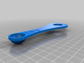 1 5g spoon kitchen & dining customized 3d print model - Mito3D
