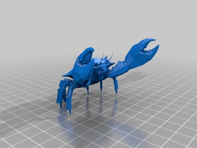 skyrim mudcrab creatures crab stop 3D print model - Mito3D