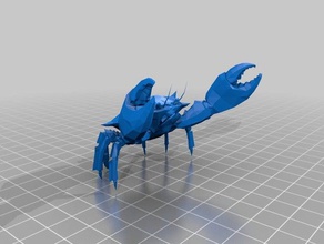 skyrim mudcrab Kreaturen Krabbe stop 3d print model - Mito3D