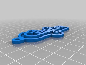 clayton Schlüsselanhänger kundengebundene 3d print model - Mito3D