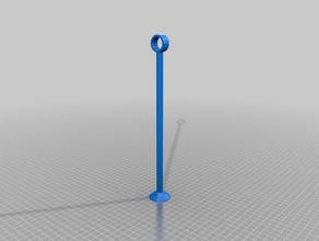 my customized curtain rod holder - bathroom 3d print model - Mito3D